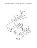 Merchandise Pusher Tray With Adjustable Side Barriers diagram and image