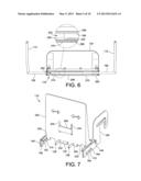 Merchandise Pusher Tray With Adjustable Side Barriers diagram and image