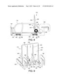 Merchandise Pusher Tray With Adjustable Side Barriers diagram and image