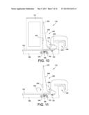 Merchandise Pusher Tray With Adjustable Side Barriers diagram and image