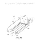 Merchandise Pusher Tray With Adjustable Side Barriers diagram and image