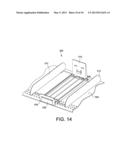 Merchandise Pusher Tray With Adjustable Side Barriers diagram and image