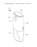 PORTABLE ELECTRIC MIST SUPPLY APPARATUS FOR LIQUID COSMETICS diagram and image