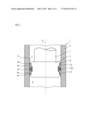 PISTON BEARING STRUCTURE FOR FLUID PRESSURE CYLINDER diagram and image