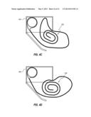 INFLATABLE KNEE AIRBAG ASSEMBLIES WITH CUSHION FOLD PATTERN diagram and image