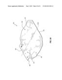 INFLATABLE KNEE AIRBAG ASSEMBLIES WITH CUSHION FOLD PATTERN diagram and image