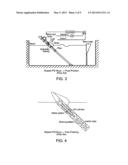 Submergable sloped absorption barrier wave energy converter diagram and image