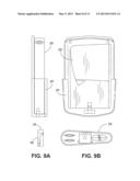 HOLSTER FOR SUPPORTING AND CHARGING THE WIRELESS HEADSET OF HANDHELD     DEVICES diagram and image