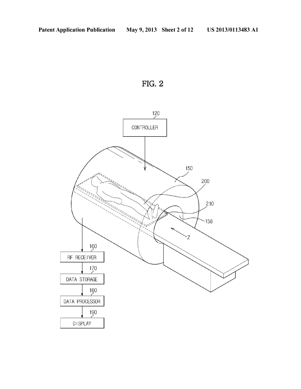 MAGNETIC RESONANCE IMAGING APPARATUS AND CONTROL METHOD THEREOF - diagram, schematic, and image 03