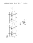 METHOD AND DEVICE FOR MEASURING THE LOCATION OF A PARTICLE BEAM PRESENT IN     PACKETS IN A LINEAR ACCELERATOR diagram and image