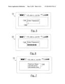 TOUCH ENTRY OF PASSWORD ON A MOBILE DEVICE diagram and image