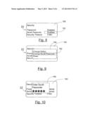 TOUCH ENTRY OF PASSWORD ON A MOBILE DEVICE diagram and image