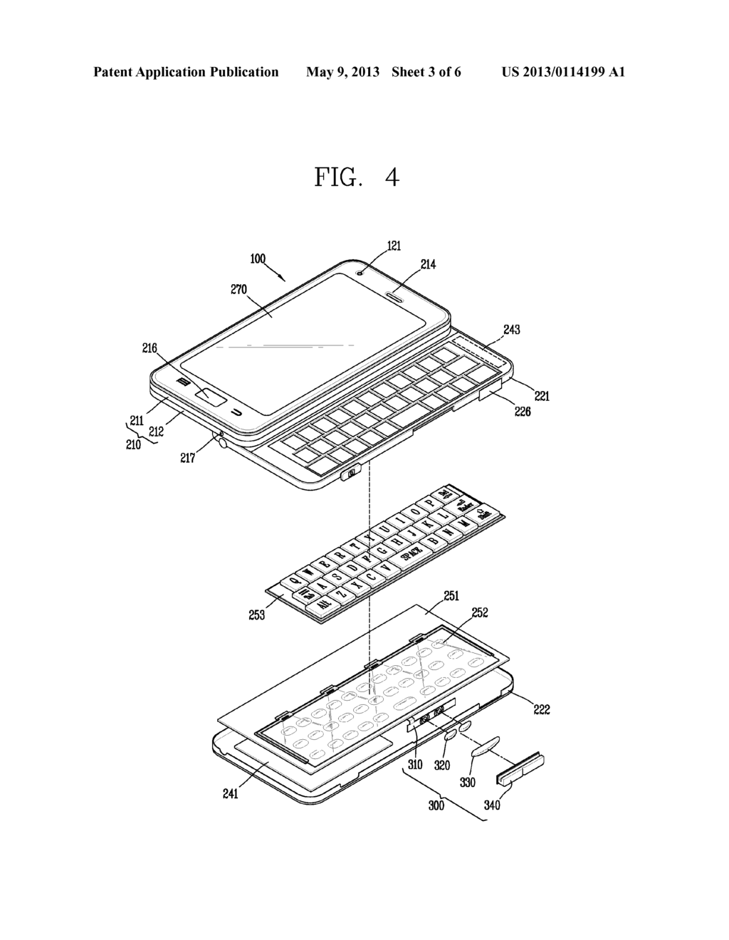 KEY ASSEMBLY AND MOBILE TERMINAL HAVING THE SAME - diagram, schematic, and image 04