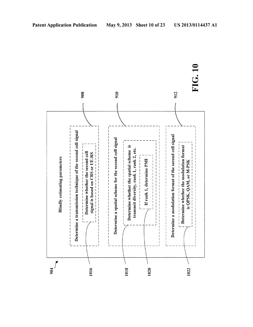 METHOD AND APPARATUS FOR INTERFERENCE CANCELLATION BY A USER EQUIPMENT     USING BLIND DETECTION - diagram, schematic, and image 11