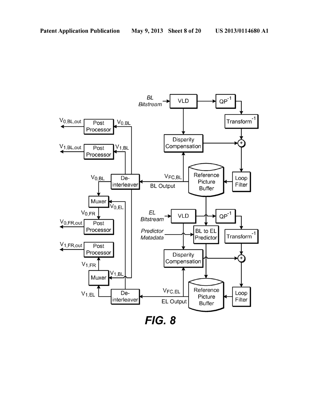 Systems and Methods for Multi-Layered Frame-Compatible Video Delivery - diagram, schematic, and image 09