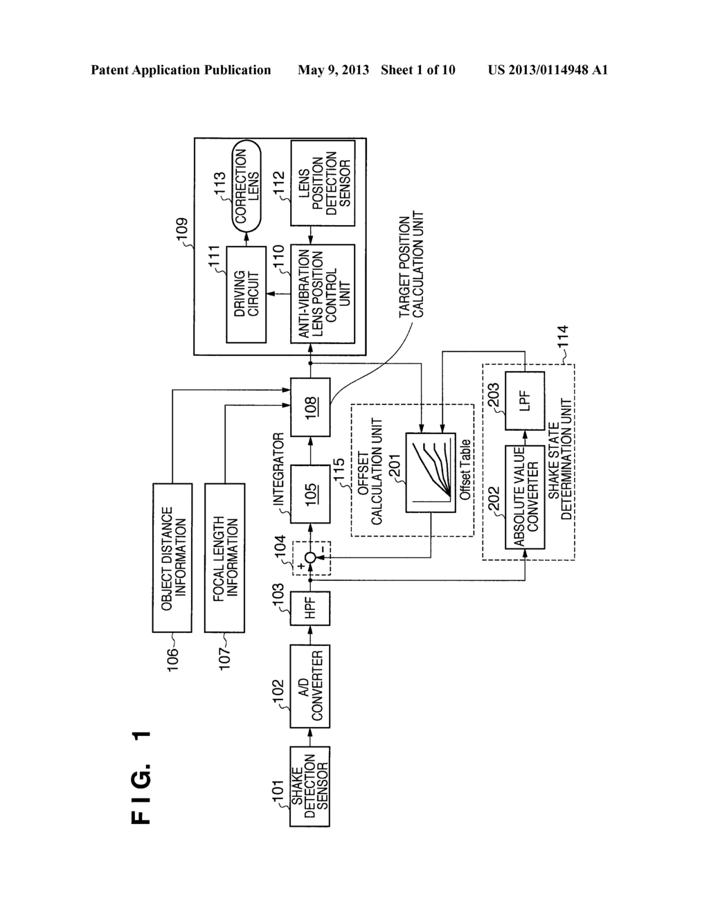 SHAKE CORRECTION APPARTUS AND CONTROL METHOD THEREOF - diagram, schematic, and image 02