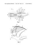 TURBINE ENGINE HAVING TWO UNDUCTED PROPELLERS diagram and image
