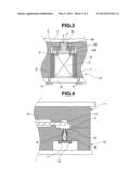 DIE FOR FORMING MOLDING AND METHOD FOR PRODUCING DECORATIVE     MOLDING-FURNISHED GLASS USING THE DIE diagram and image