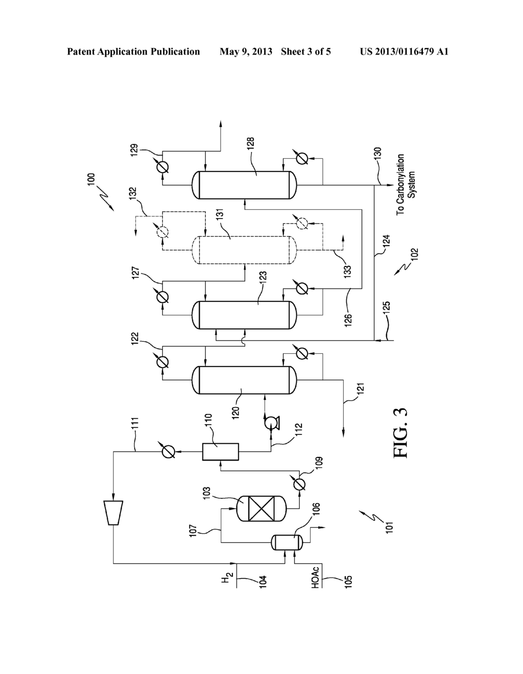 Integrated Process For Producing Ethanol - diagram, schematic, and image 04