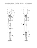 INTRAVENOUS INFUSION DEVICE WITH DRIP CHAMBER AND ELASTIC FLOAT diagram and image