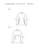 GARMENT FOR LAYERING, AND OUTWEAR AND INNER LAYER WEAR TO BE USED IN     GARMENT FOR LAYERING diagram and image