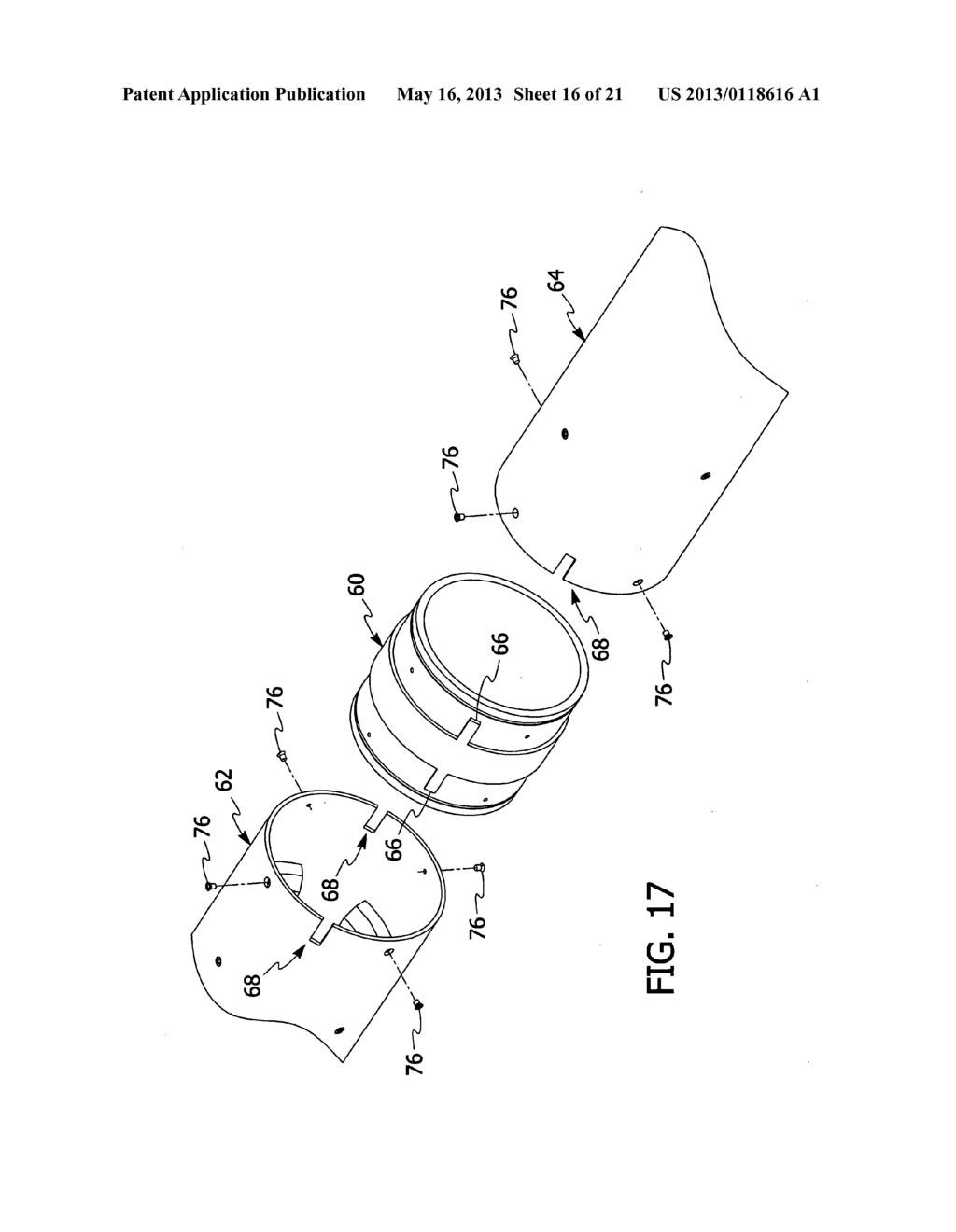 Apparatus and method for removing materials from a material collection     container - diagram, schematic, and image 17