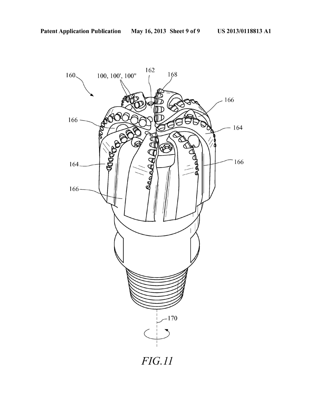 CUTTING ELEMENTS HAVING LATERALLY ELONGATED SHAPES FOR USE WITH     EARTH-BORING TOOLS, EARTH-BORING TOOLS INCLUDING SUCH CUTTING ELEMENTS,     AND RELATED METHODS - diagram, schematic, and image 10