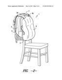 Ergonomic Backpack diagram and image