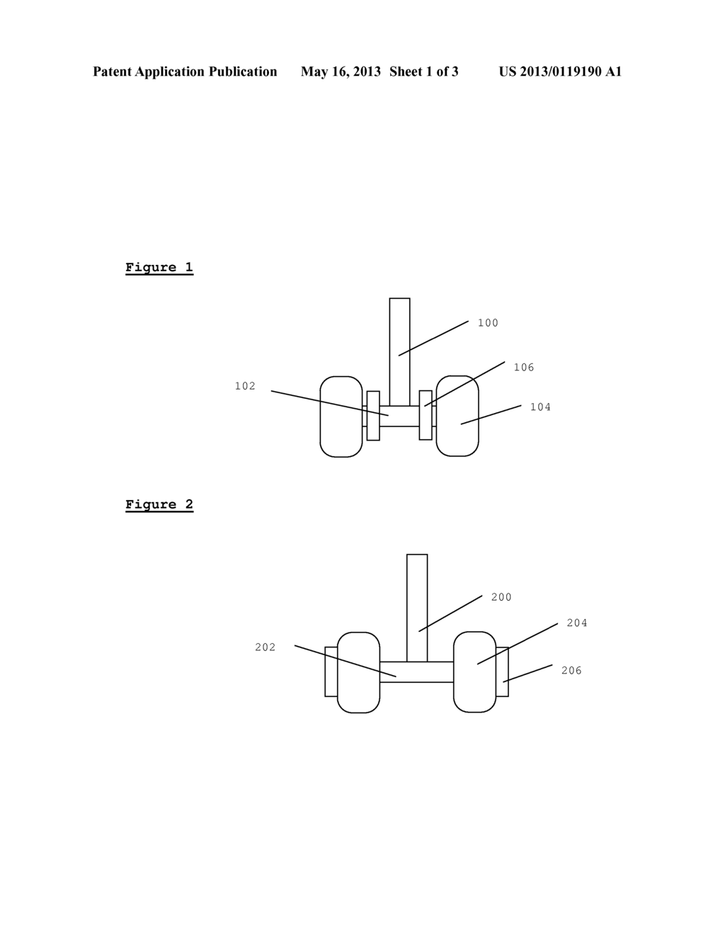 Motor for Driving Aircraft, Located Adjacent to Undercarriage Wheel - diagram, schematic, and image 02