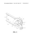 BRACKET ASSEMBLY FOR A RACK diagram and image