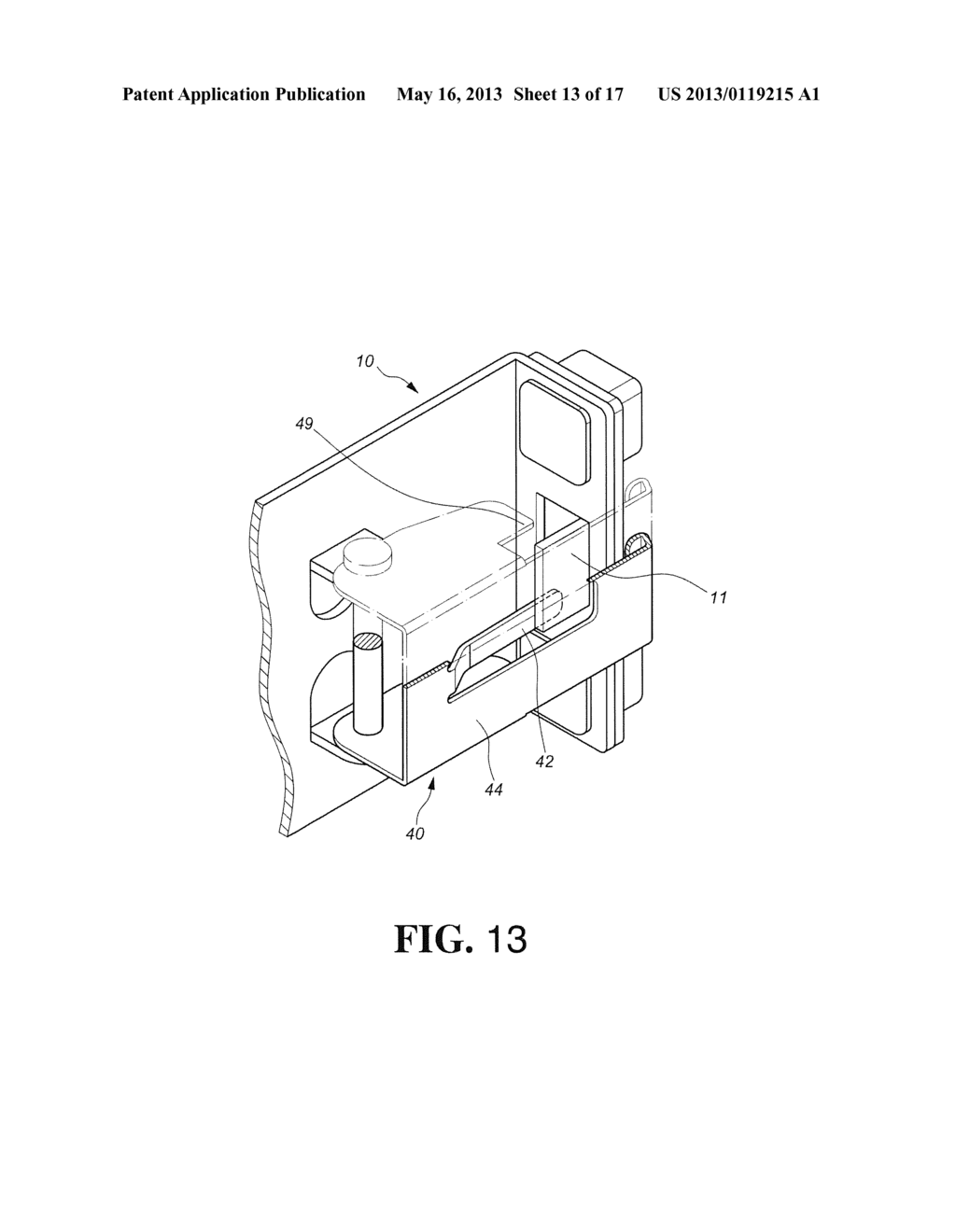 BRACKET ASSEMBLY FOR A RACK - diagram, schematic, and image 14