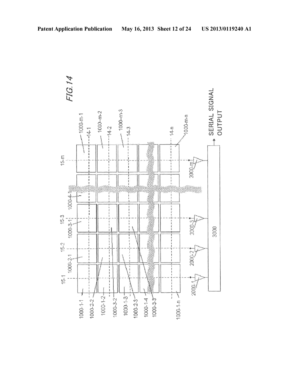 PHOTOELECTRIC CONVERSION CELL AND ARRAY, READING METHOD THEREFOR, AND     CIRCUIT THEREOF - diagram, schematic, and image 13