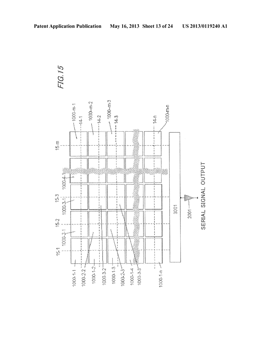 PHOTOELECTRIC CONVERSION CELL AND ARRAY, READING METHOD THEREFOR, AND     CIRCUIT THEREOF - diagram, schematic, and image 14