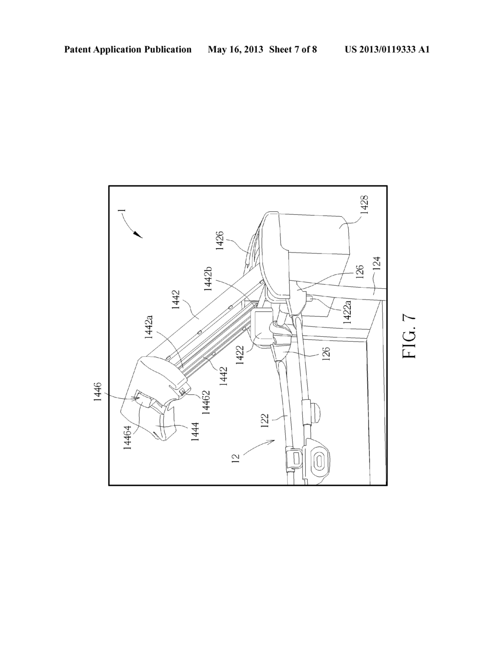 CHANGER ASSEMBLY AND PLAYARD WITH STOW-AWAY CHANGER - diagram, schematic, and image 08