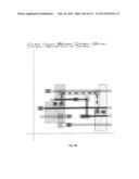 Integrated Circuit Including Gate Electrode Level Region Including     Cross-Coupled Transistors Having Gate Contacts Located Over Inner Portion     of Gate Electrode Level Region and Offset Gate Level Feature Line Ends diagram and image