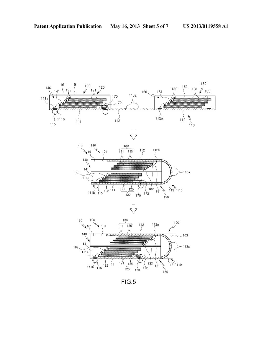 Stacked Semiconductor Package - diagram, schematic, and image 06