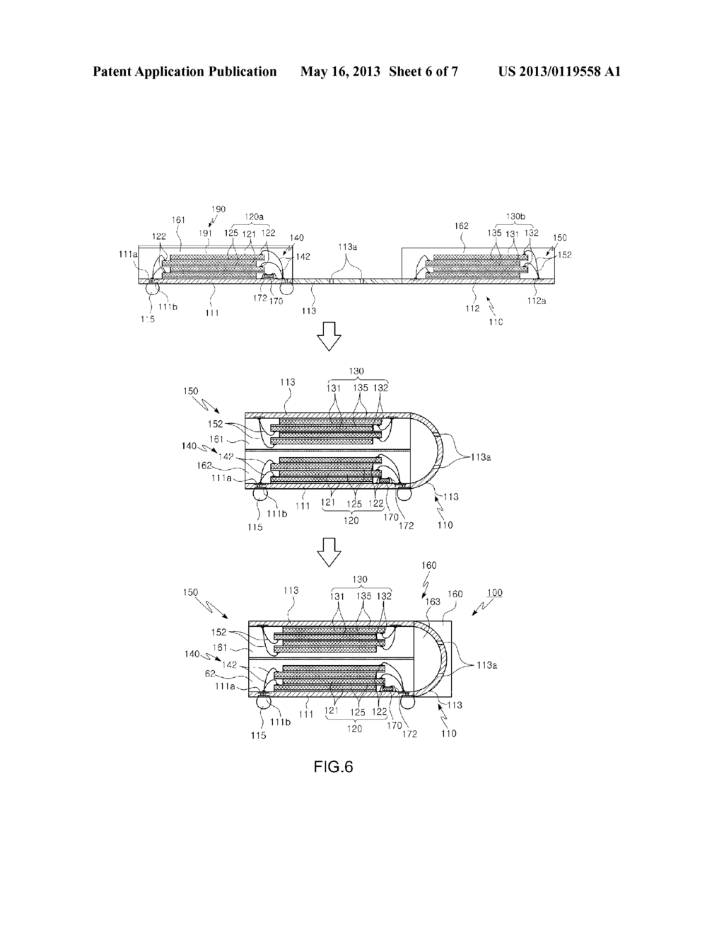 Stacked Semiconductor Package - diagram, schematic, and image 07