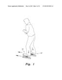 WHEELED PERSONAL TRANSPORTATION DEVICE POWERED BY WEIGHT OF THE USER diagram and image