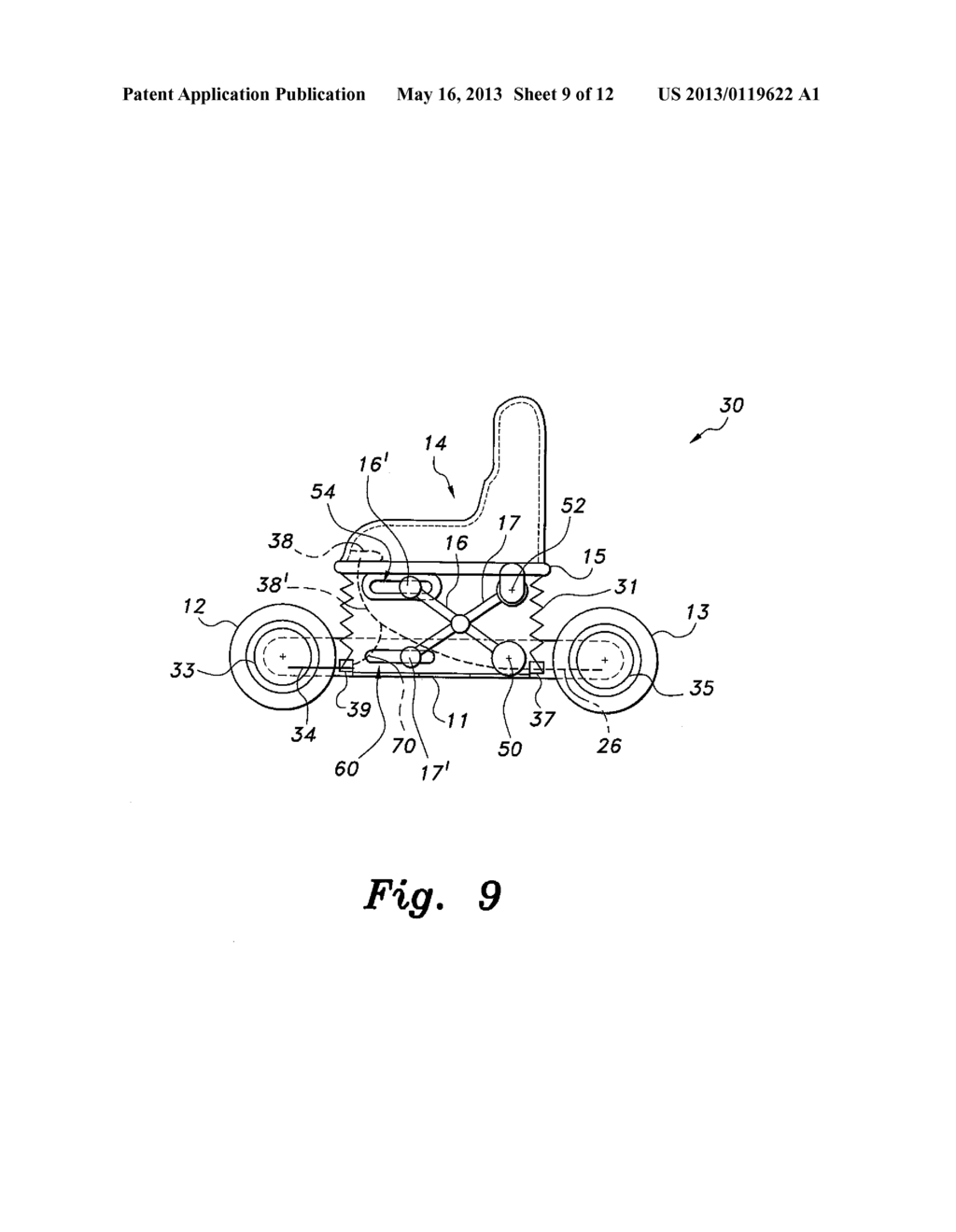 WHEELED PERSONAL TRANSPORTATION DEVICE POWERED BY WEIGHT OF THE USER - diagram, schematic, and image 10