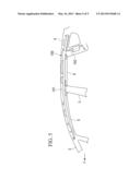 ARRANGEMENT STRUCTURE FOR VEHICLE INTERIOR PARTS diagram and image