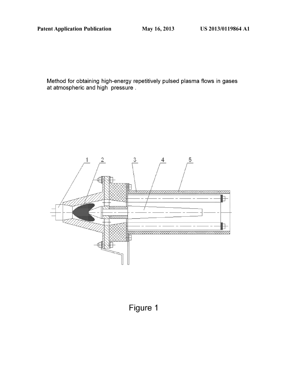 METHOD FOR OBTAINING HIGH-ENERGY REPETITIVELY PULSED PLASMA FLOWS IN GASES     AT ATMOSPHERIC AND HIGH PRESSURE - diagram, schematic, and image 02