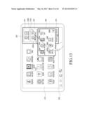 MOBILE DEVICE FOR EXECUTING MULTIPLE APPLICATIONS AND METHOD FOR SAME diagram and image