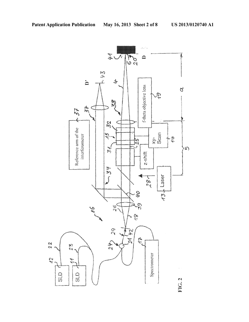 MATERIAL-WORKING DEVICE WITH IN-SITU MEASUREMENT OF THE WORKING DISTANCE - diagram, schematic, and image 03