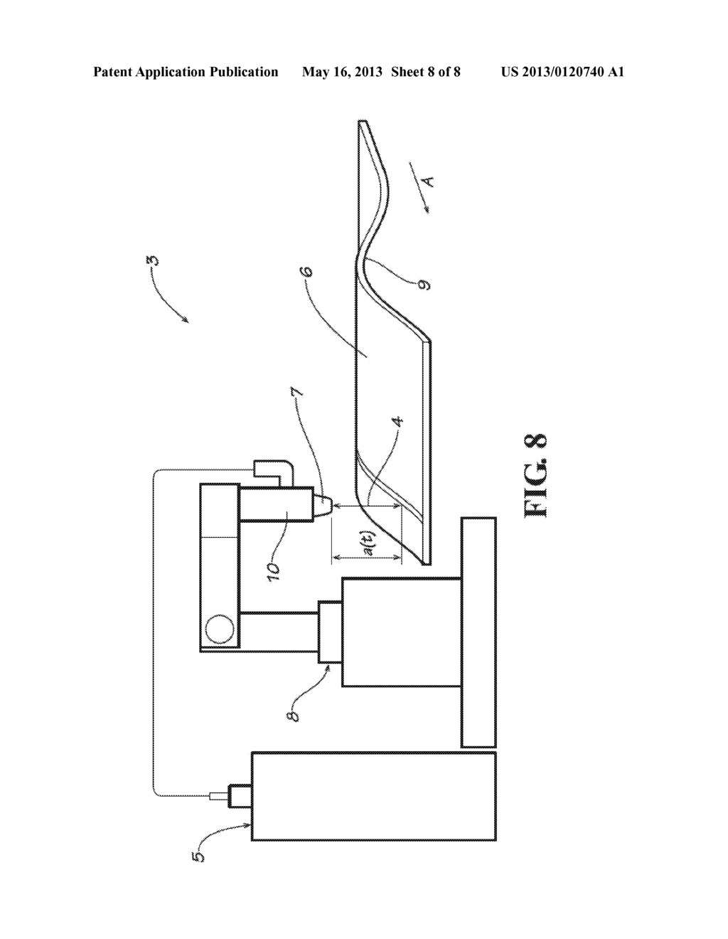 MATERIAL-WORKING DEVICE WITH IN-SITU MEASUREMENT OF THE WORKING DISTANCE - diagram, schematic, and image 09