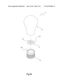 LED LAMP STRUCTURE AND METHOD OF INCREASING LIGHT RADIATION ANGLE OF SAME diagram and image