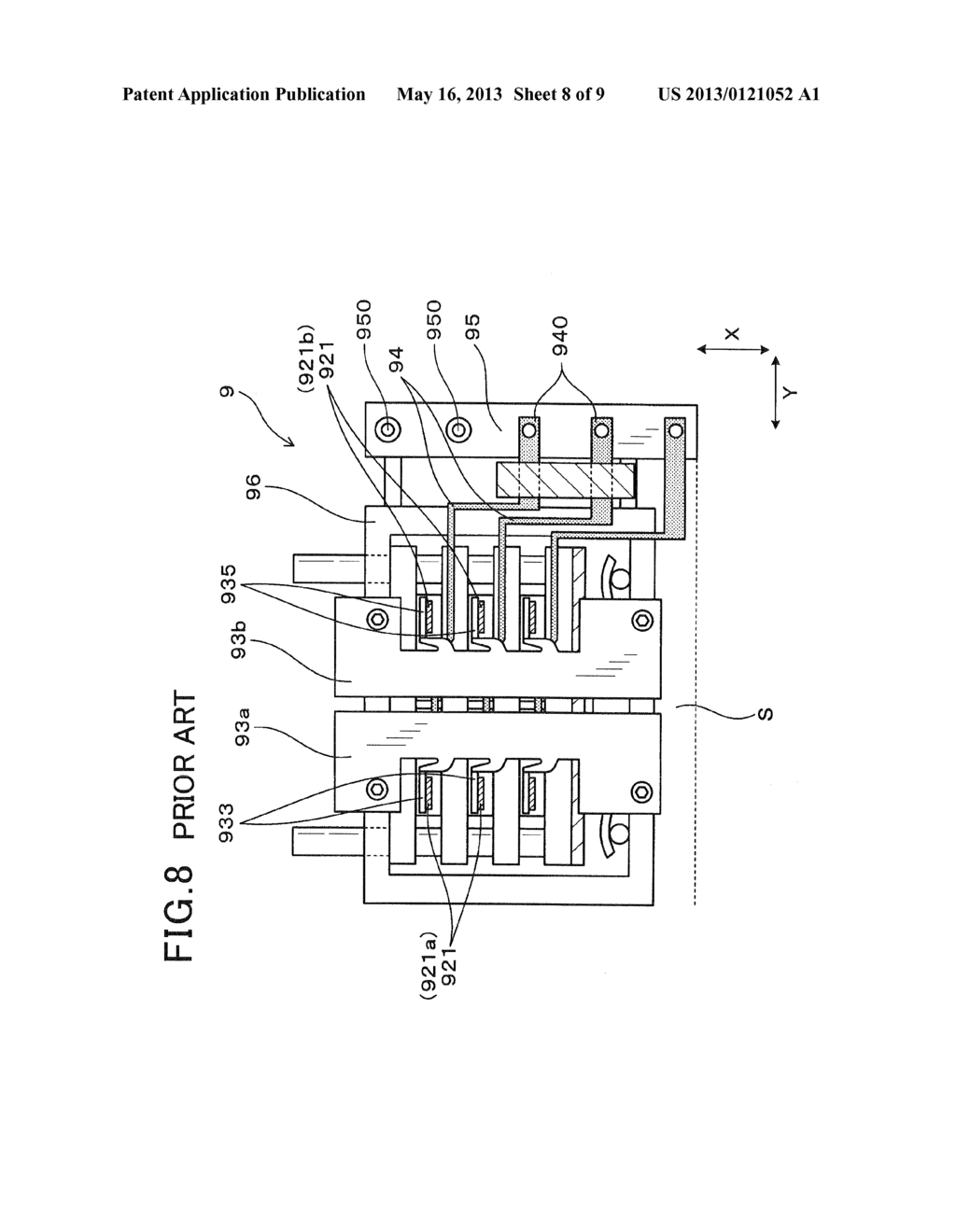 ELECTRIC POWER CONVERTER HAVING PLURALITY OF SEMICONDUCTOR MODULES ARRAYED     IN SUCCESSIVE LAYERS - diagram, schematic, and image 09