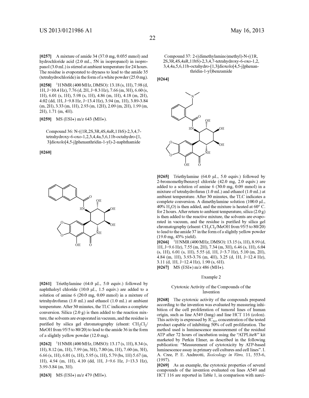 NITROGENATED DERIVATIVES OF PANCRATISTATIN - diagram, schematic, and image 23