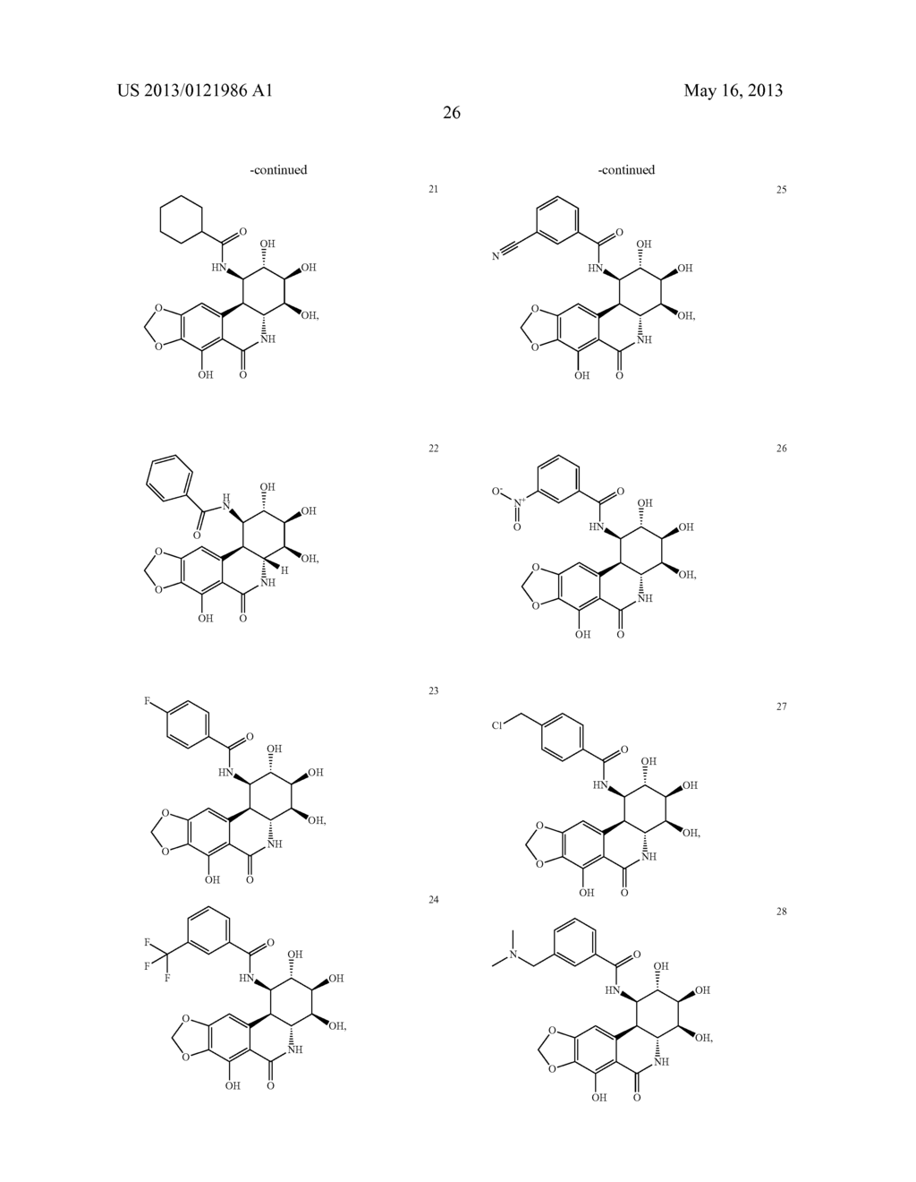 NITROGENATED DERIVATIVES OF PANCRATISTATIN - diagram, schematic, and image 27