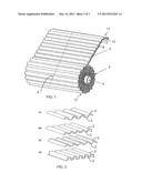 CORRUGATED WRAPPING MATERIAL diagram and image