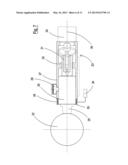 Contrast device for the grinding of products held between centres diagram and image